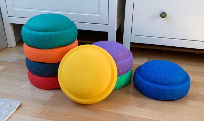 Bunte Stapelsteine